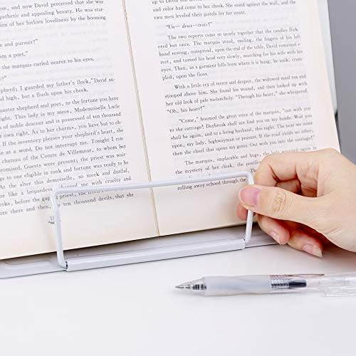Citmage Heavy Duty Metal Book Stand with 6 Positions 1