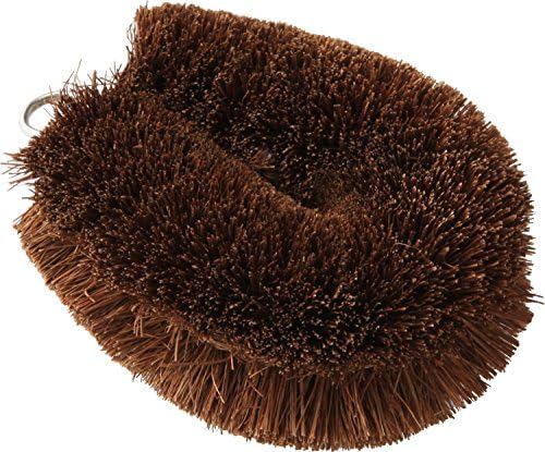 Kamenoko Tawashi Hemp Palm Brush for Cleaning Vegetables