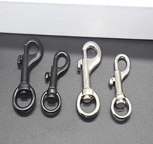 10pcs Swivel Bolt Snap Clasps for Webbing and Straps Black