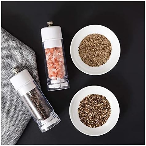 EDCWDTYYEC Salt Pepper Grinder Set with Adjustable Coarseness