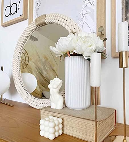 Nautical Rope Accent Mirror Oval 57x67cm