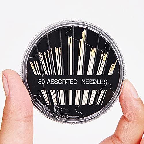 30-Piece Gold-Tail Hand Sewing Needles Set