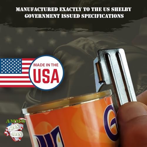 100 Pack of P-51 Can Openers - Stainless Steel Magnetic