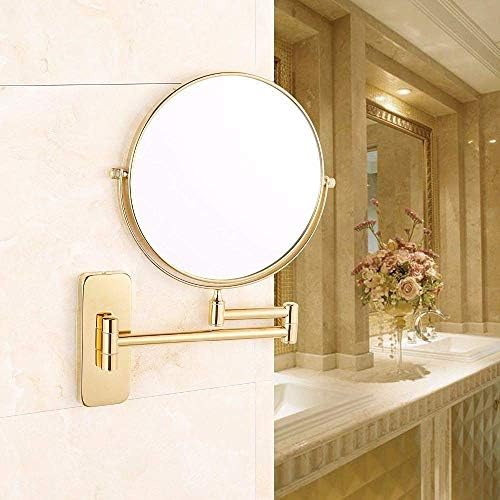 LZHIANG 8 Inch Adjustable Magnifying Wall Mirror