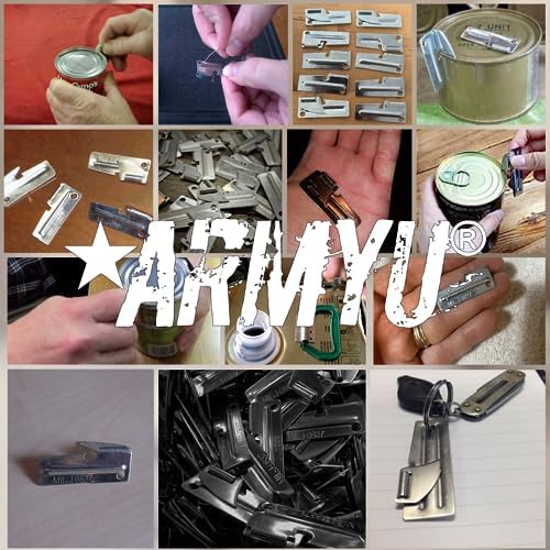 ARMYU P-38 Can Openers 500 Pack Steel Army Style Manual