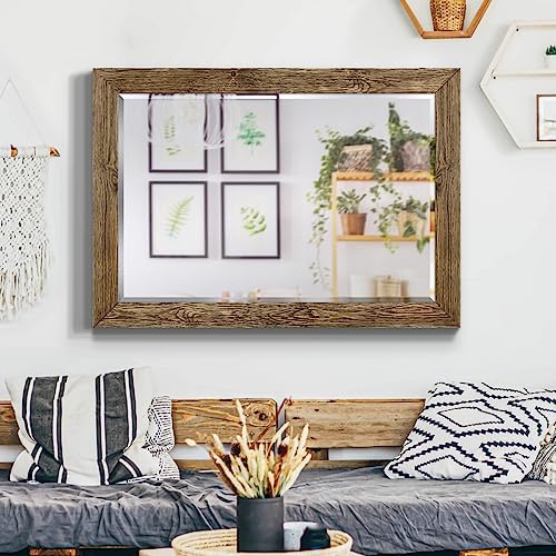 Renditions Gallery Barnwood Framed Mirror 29X41