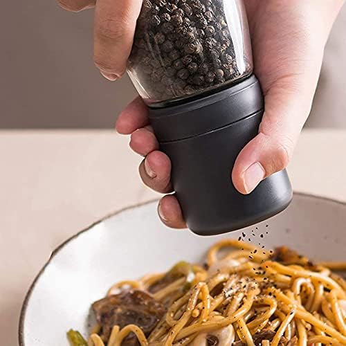 Salt and Pepper Grinder Set 2Pcs Ceramic Grinders with Adjustable Coarseness