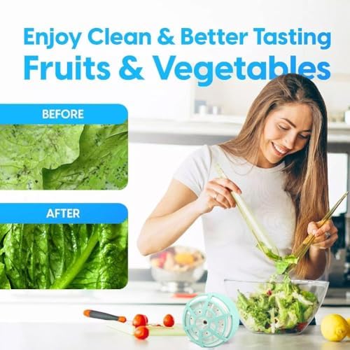 Portable Fruit Vegetable Cleaner with Meat and Tableware Function