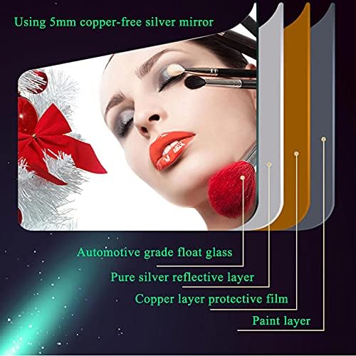 Round LED Bathroom Mirror with Touch Switch and Anti-Fog Light