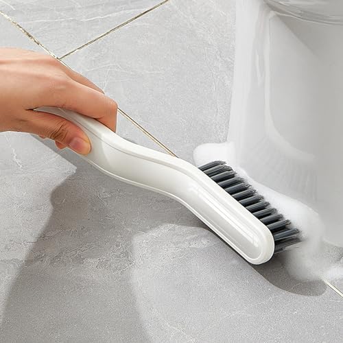 Lurenjia Hard Bristle Crevice Cleaning Brush - White 1
