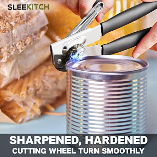 Sleekitch Heavy Duty Manual Can Opener with Bottle Opener
