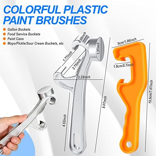 Yetene 1Pcs Aluminum 3Pcs Plastic Can Opener Set