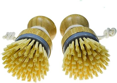 Rangale Pack of 2 Bamboo Dish Scrub Brush