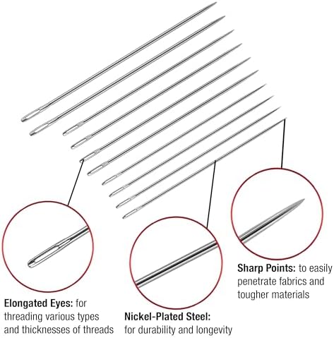 SINGER Hand Sewing Needles Set - 10pc Assorted Sizes