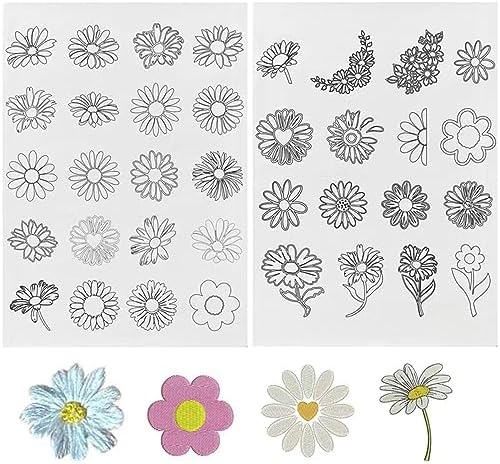 Wilitto 2Pcs Set Water Soluble Embroidery Stabilizers