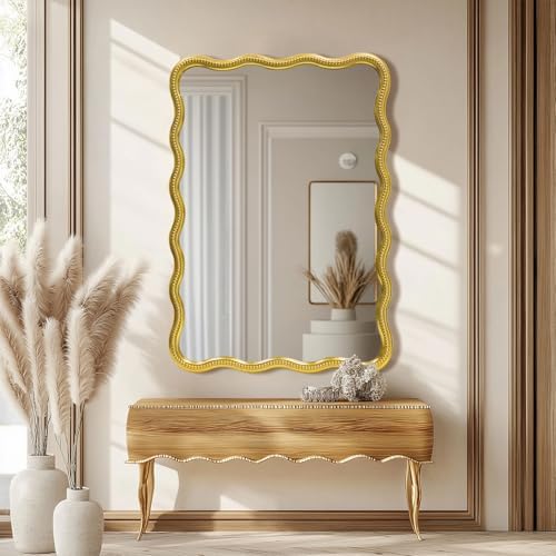 AIXI HOME Wavy Boho Bathroom Mirror 28x40