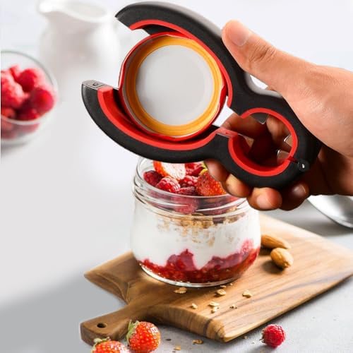 Lwuey 6 in 1 Jar Opener with Non Slip Handle