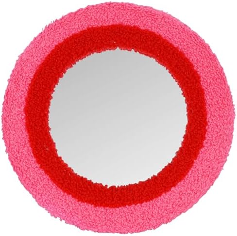 LuHeToz 88 Inch Round Flannel Mirror