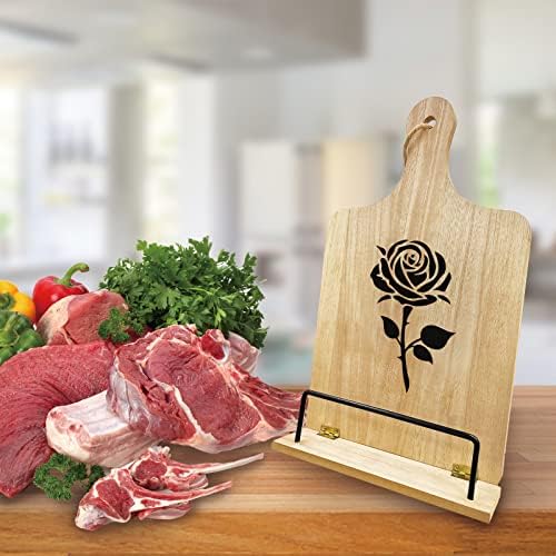 PLIGREAT Rose Adjustable Cookbook Stand