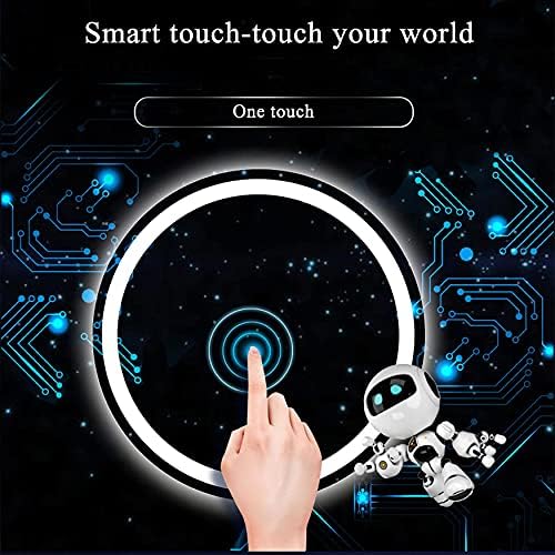 Round LED Bathroom Mirror with Touch Switch and Anti-Fog Light