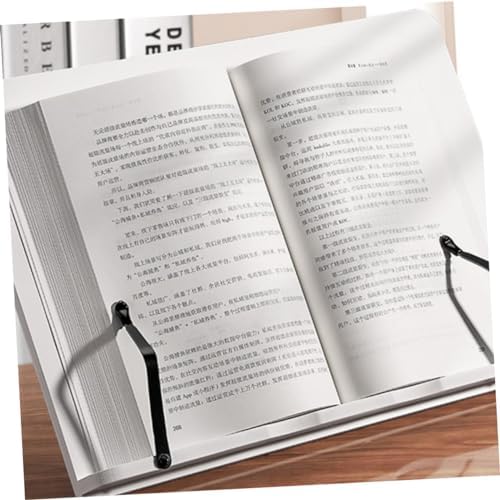 Operitacx Adjustable Wooden Book Stand for Reading 1