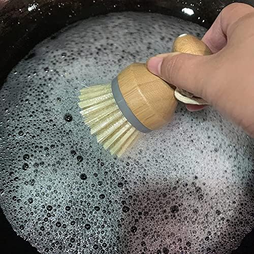 Rangale Pack of 2 Bamboo Dish Scrub Brush