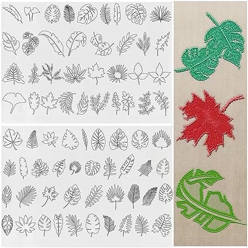Wilitto 2Pcs Set Water Soluble Embroidery Stabilizers