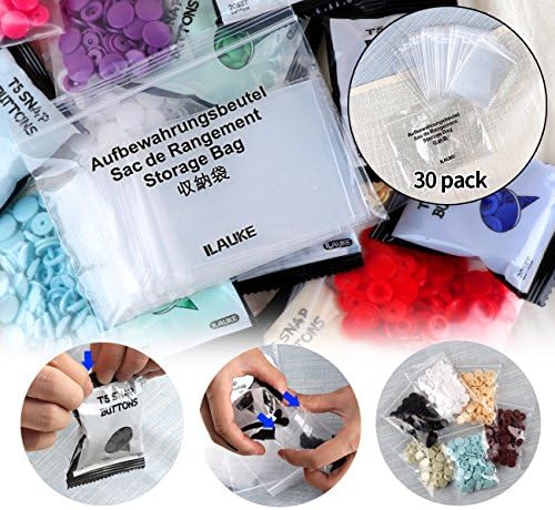 ilauke 400 Snap Buttons with Pliers for Sewing and Crafting