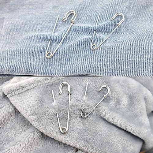 IRIIRO 60pcs 3inch Safety Pins Heavy Duty Blanket Pins