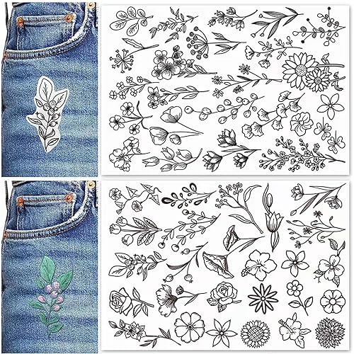Wilitto 2Pcs Set Water Soluble Embroidery Stabilizers