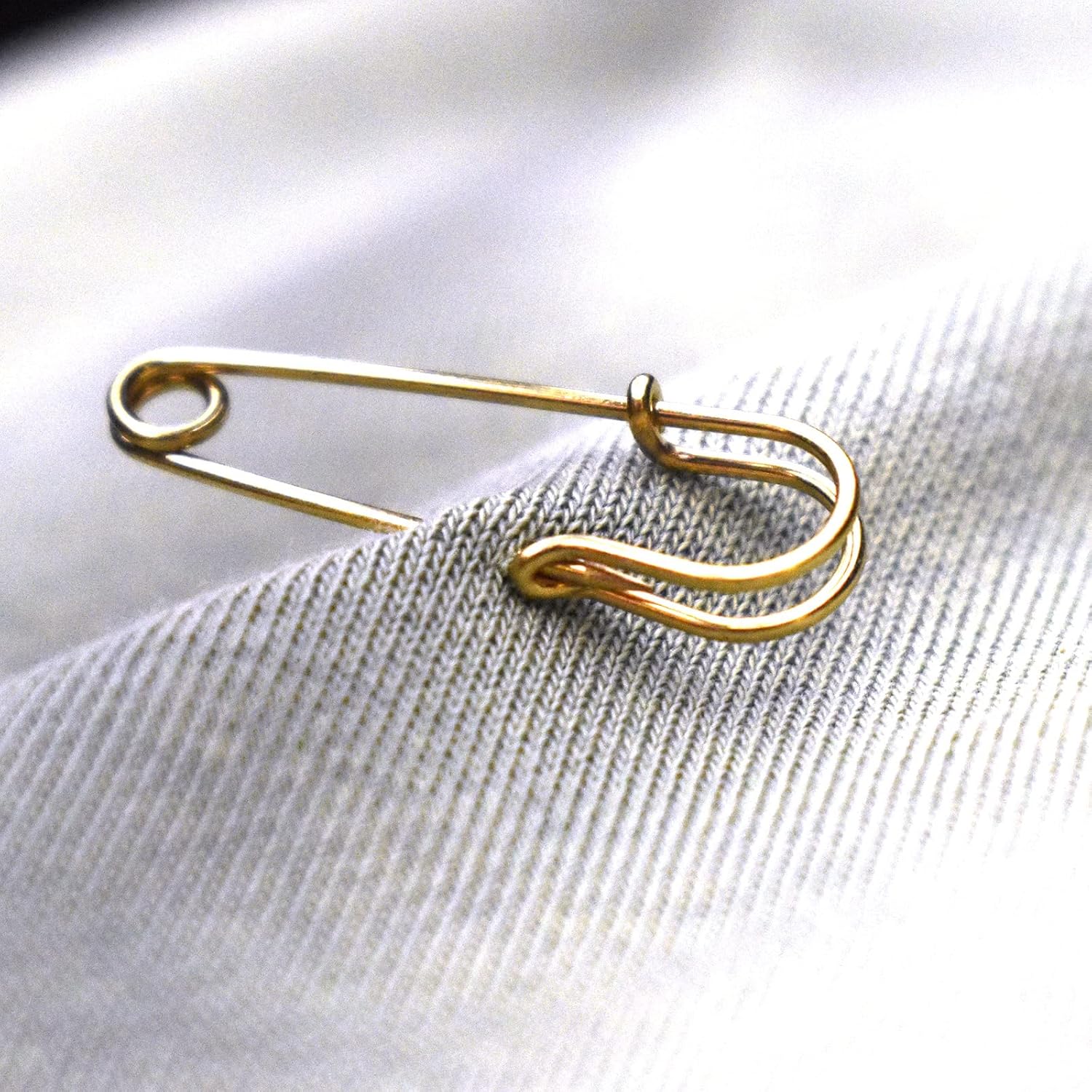 30mm Gold Safety Pin Brooch Bulk for Crafts and Decorations